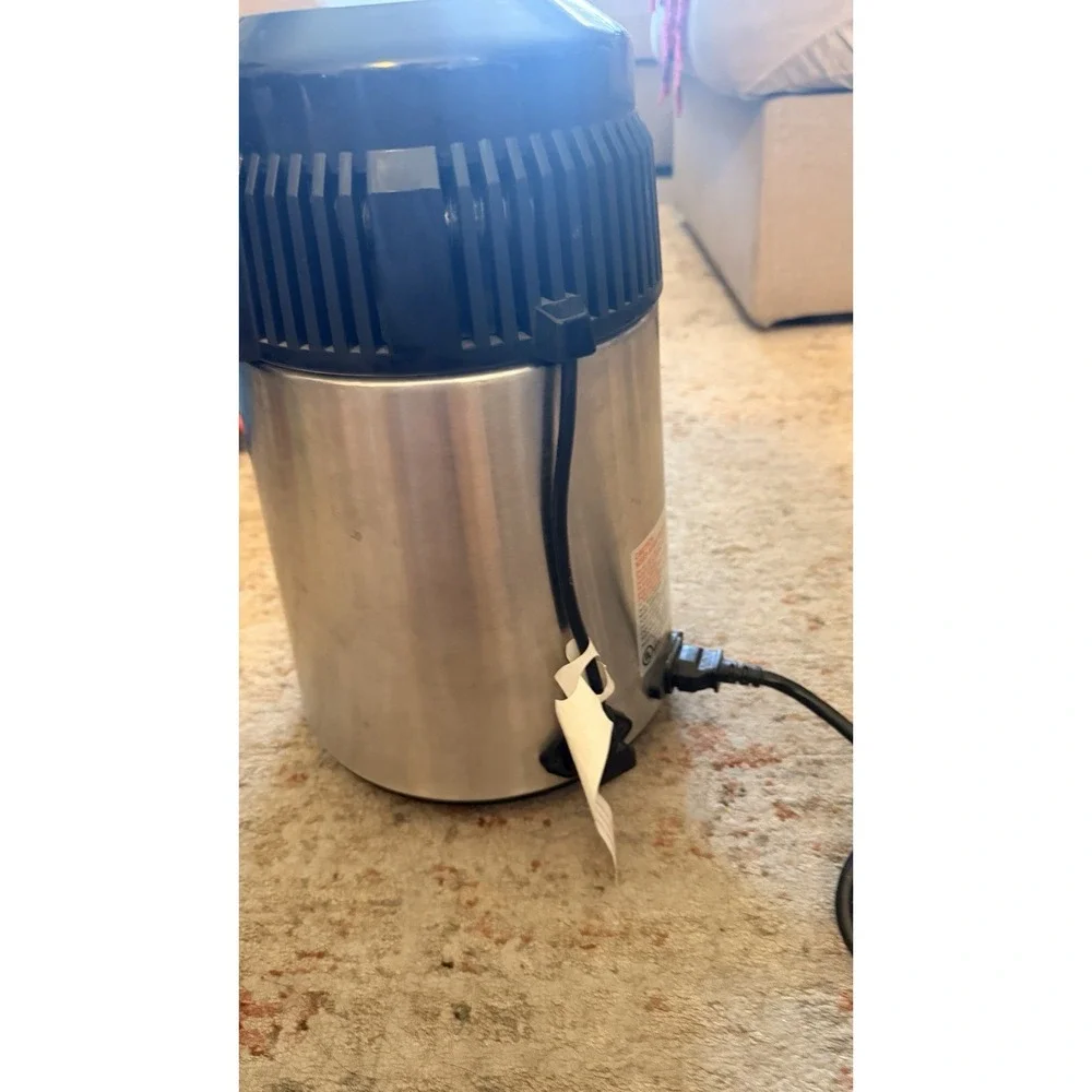 MegaHome MH943S Counter Top Water Distiller Black & Stainless No Pitcher - Used